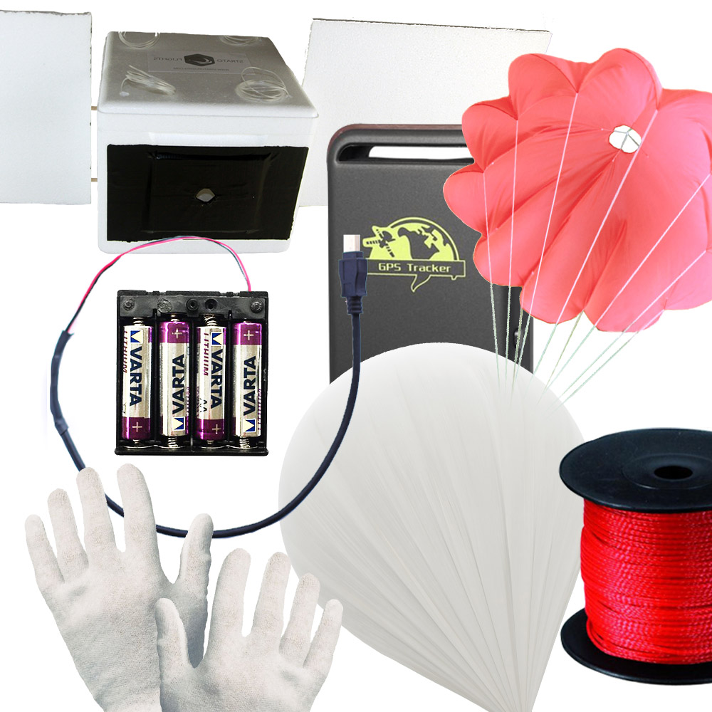 Weather Balloon Kit for a successful flight to the stratosphere