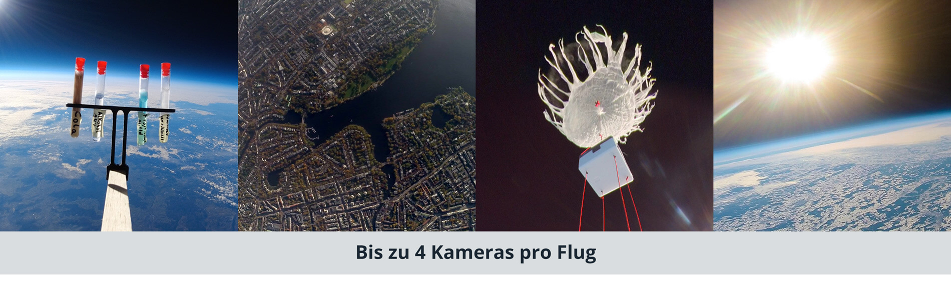 Space Cam Perspektiven Wetterballon